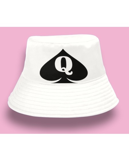 QUEEN OF SPADES Summer Bucket hat, slut clothing,