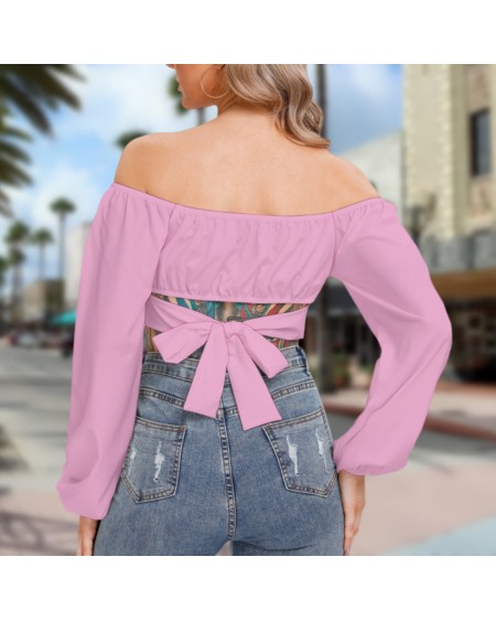 SISSY Cropped Tube Top With Long Sleeve, 12 Colors, tshirt,