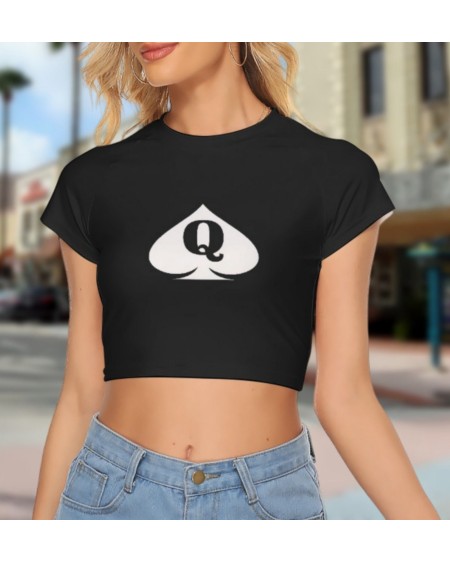 Croc - Top QUEEN of SPADES, hotwife t - shirt, qos t -