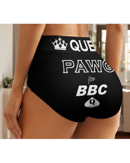 PAWG For BBC High - Waist Panties - Queen of Spades Bold