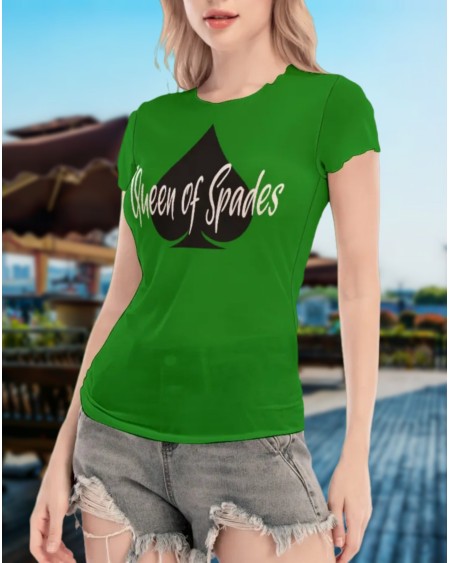 Transparent tshirt QUEEN of SPADES, queen off spades tshirt,