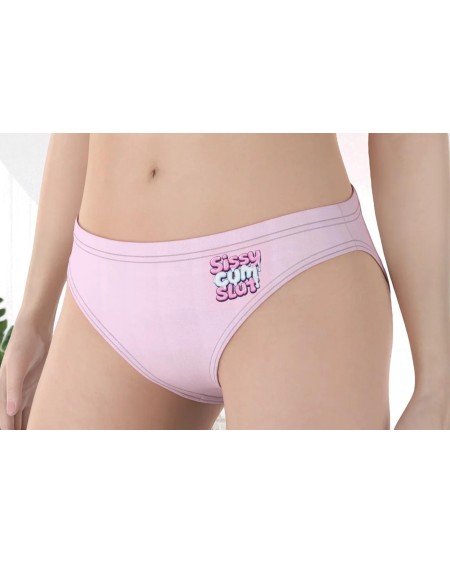 Sissy Cum Slut Panties  Kinky Femboy Lingerie With Pastel