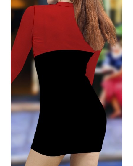 Bicolor QUEEN OF SPADES Dress, slut clothing, cuckolding,