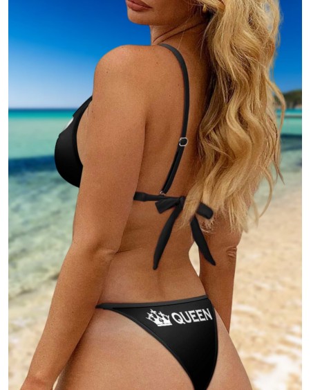 Bikini QUEEN OF SPADES, 18 Colors, slut clothing,