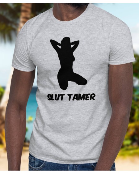 SLUT TAMER T - shirt, hotwife, BDSM t shirt, slut t - shirt,