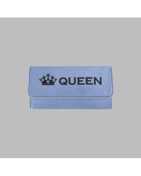 QUEEN OF SPADES, Women'S Trifold Long Clutch Wallets slut