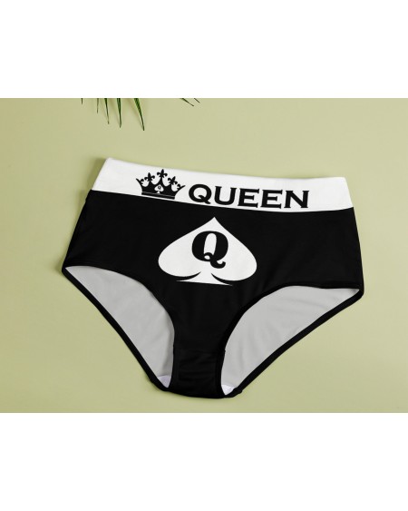 CUM HERE QOS Panties back, queen of spades slut clothing,