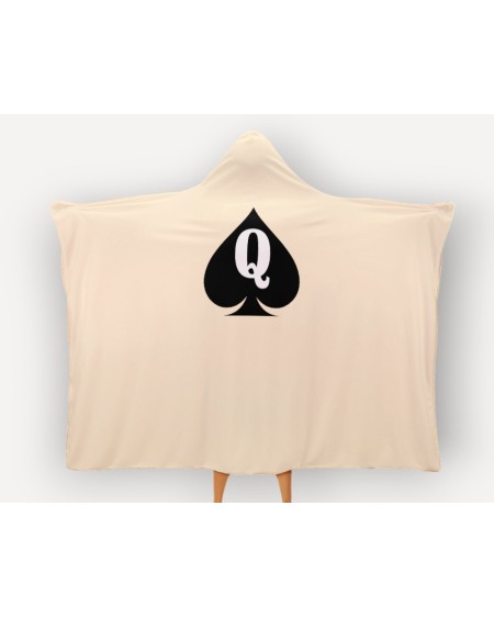 QUEEN OF SPADES Cloak Hooded Blanket, 20 Colors, slut