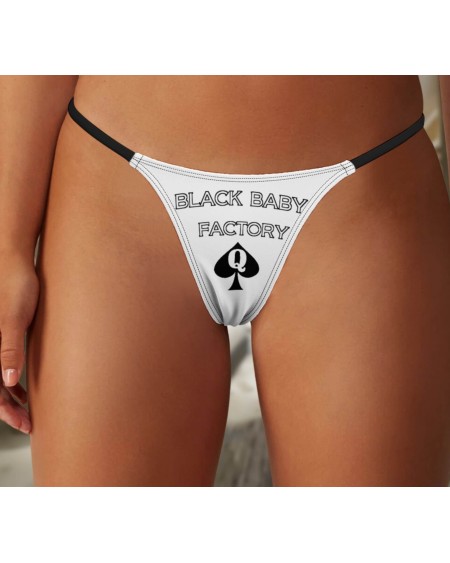 BLACK BABY FACTORY Thong, 7 Colors, slut clothing,