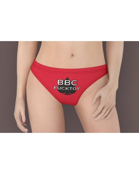 QOS Thong, 16 Colors, large size, slut clothing, cuckolding,