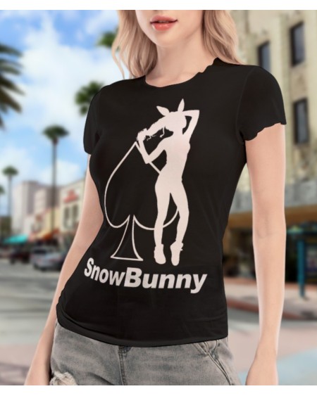 SnowBunny Transparent tshirt, queen off spades tshirt, qos t