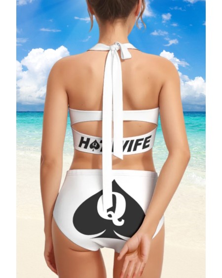 Bikini QUEEN OF SPADES, Extra large size, qos swimsuit slut