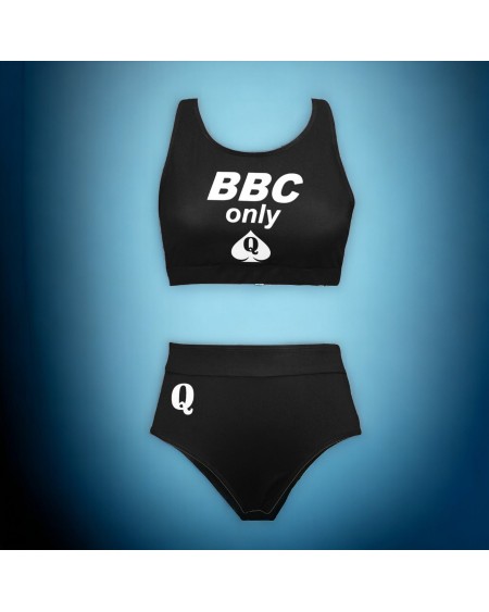 QUEEN OF SPADES Short Sleeve Crop Top Shorts Suit, Large