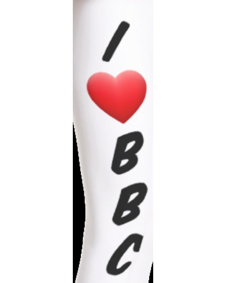 Legging I LOVE BBC White. hot wife