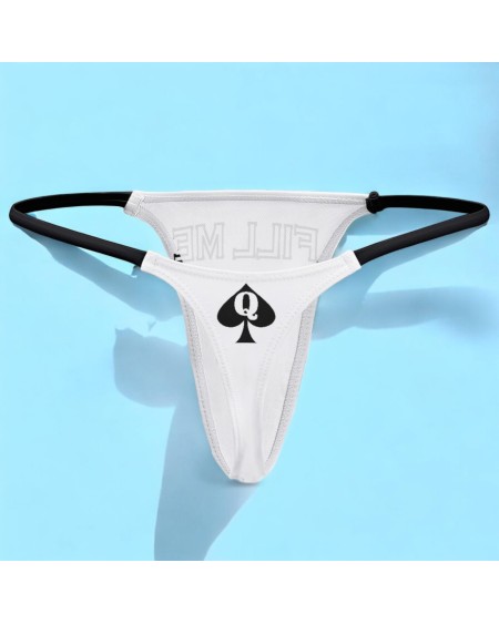 FILL ME UP  Queen Of Spades Hotwife Thong: Bold Lingerie