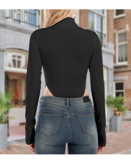 QUENN OF SPADES, Turtleneck Long Sleeve Jumpsuits, Queen off