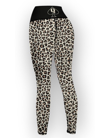 QUEEN OF SPADES Snow leopard legging, queen of spades, qos,