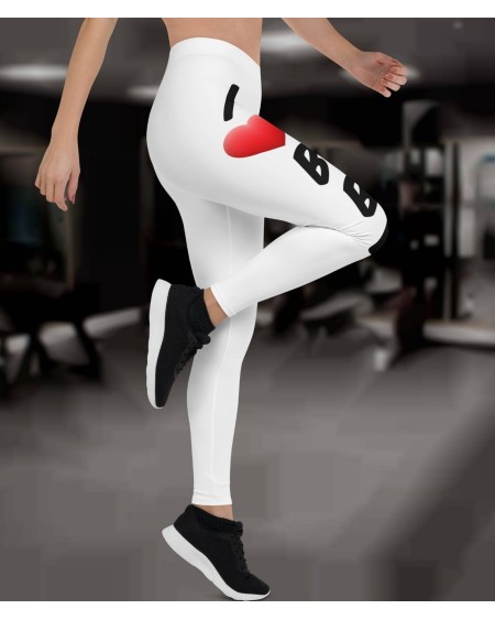 Legging I LOVE BBC White. hot wife