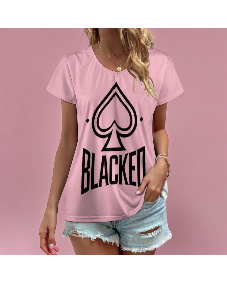 Blacked Queen Of Spades T - Shirt - Empowering Women's