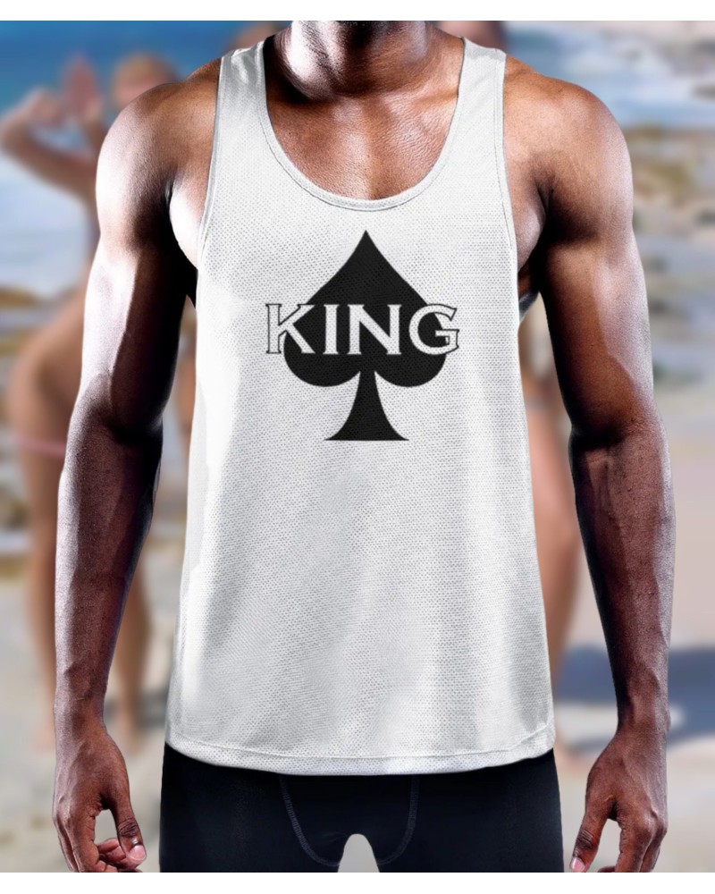 KING Of SPADES Y - Back Muscle Tank top, kos t - shirt, t -