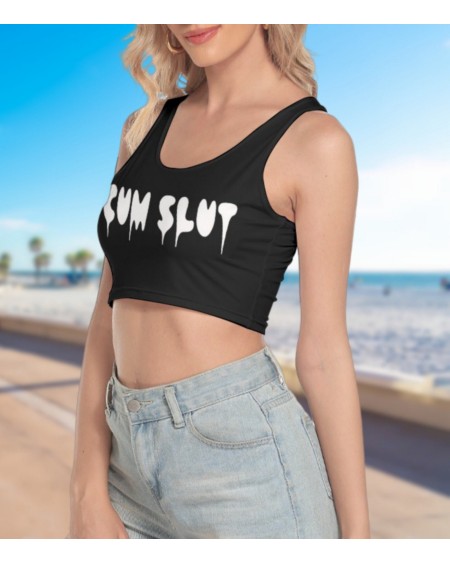 Hotwife Crop Tank tshirt, Cuckold Womens t - shirt, , slut