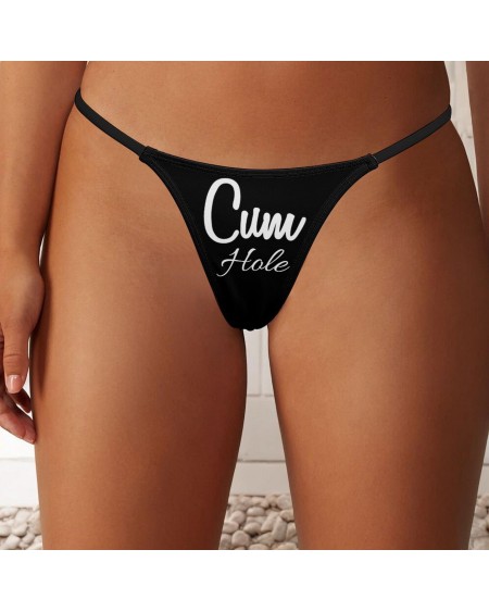 Cum Hole Thong - Hotwife Lingerie For Sluts and Whores -