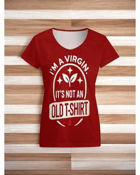 Provocative 'I'M a Virgin' T - Shirt - Bold Statement Tee,
