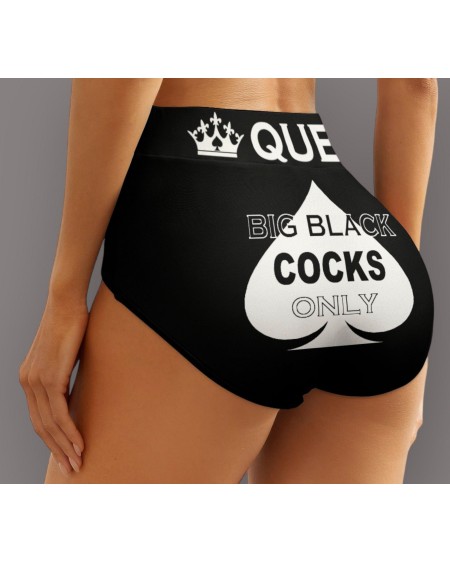 BIG BLACK COCKS Only, Panties, slut clothing, cuckolding,