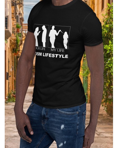 T - Shirt BDSM LIFESTYLE, your life, my life, MEN t - shirt,