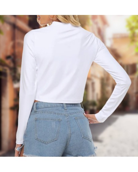 QUEEN Of SPADES Hollow Chest Keyhole Tight Crop Top, 18