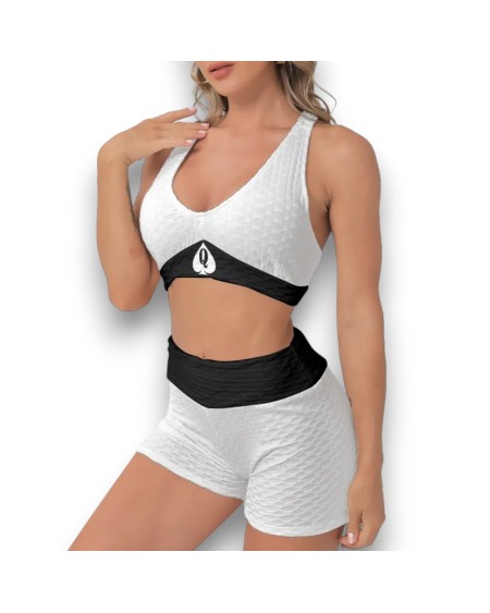 QUEEN OF SPADES Sports Bra Suit, Top And Short, qos, queen