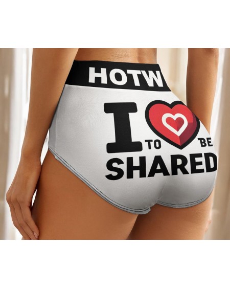 Sexy Hotwife Panties - 'I Love To Be Shared' - For Bold