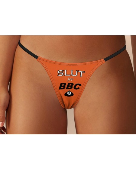 SLUT FOR BBC Qos Thong, slut clothing, cuckolding, hotwife