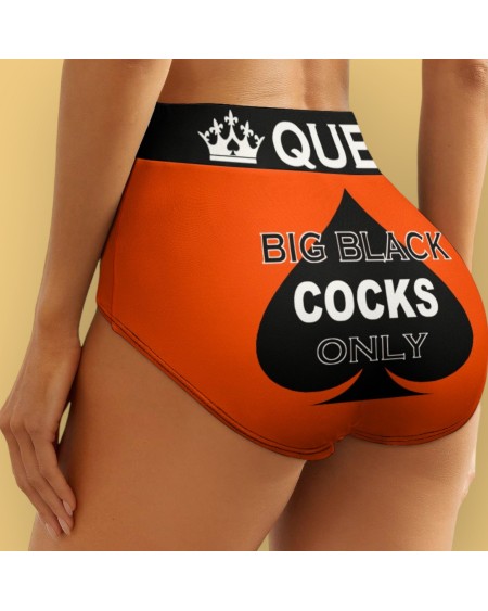 BIG BLACK COCKS Only, Panties, slut clothing, cuckolding,