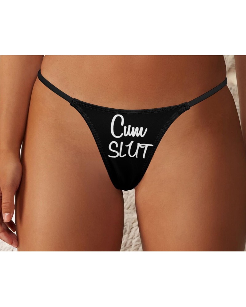 Cum SLUT Thong - Seductive Lingerie For Hotwives,
