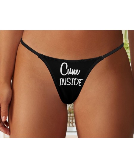 Cum Inside Thong - Irresistible And Seductive Slut Clothing