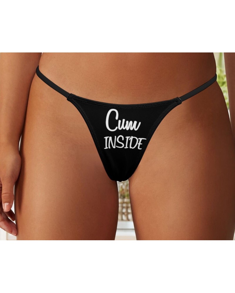Cum Inside Thong - Irresistible And Seductive Slut Clothing