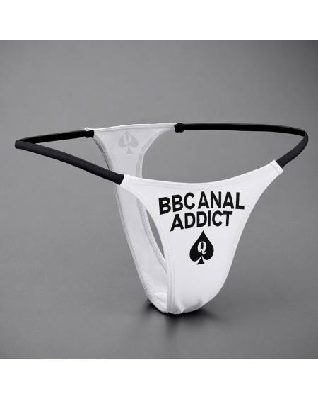 BBC ANAL ADDICT Thong, Qos clothing clothing, cuckolding,