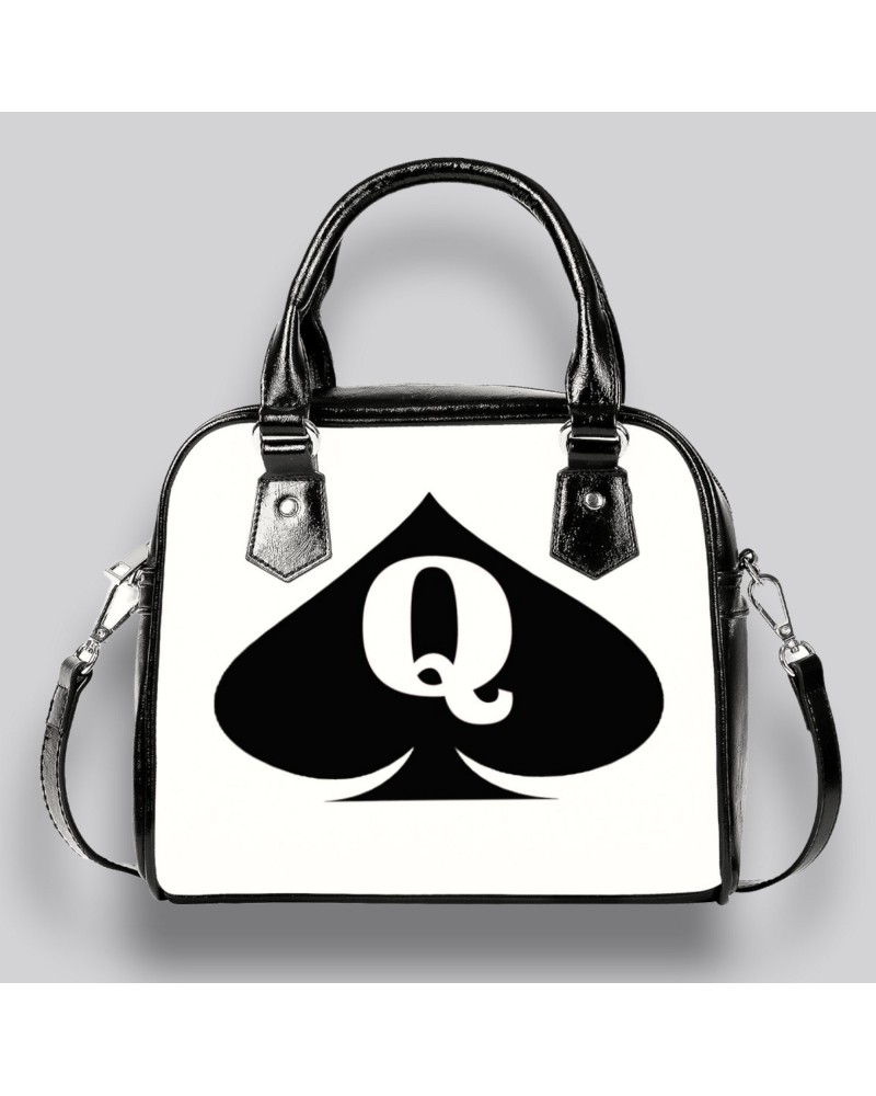 Handbag QUEEN OF SPADES, Shoulder Strap, Slut clothing,