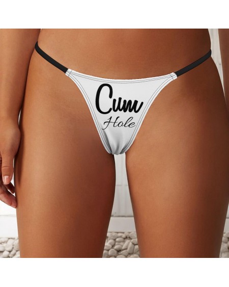 Cum Hole Thong - Hotwife Lingerie For Sluts and Whores -