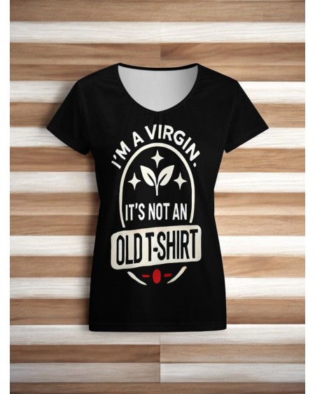 Provocative 'I'M a Virgin' T - Shirt - Bold Statement Tee,