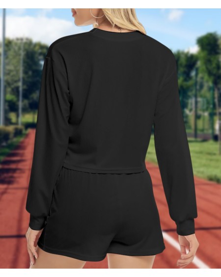 Queen of spades Short Sweatshirt And Pants Suit, large size,