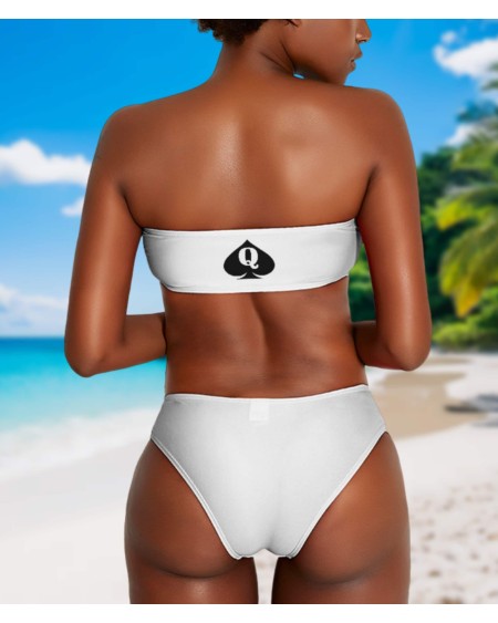Queen Of Spades Bikini Swimsuit, Slut clothing, cuckolding,