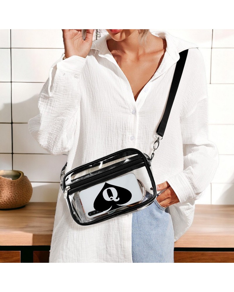 QUEEN OF SPADES Transparent Bag set Two piece, cuckolding,