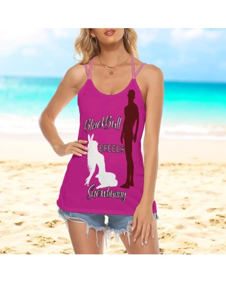 Queen Of Spades Hotwife Cuckold Halter Top - Snowbunny Black