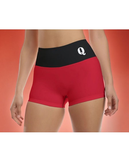Queen Of Spades Yoga Shorts - 6 Colors, Fitness & Hotwife