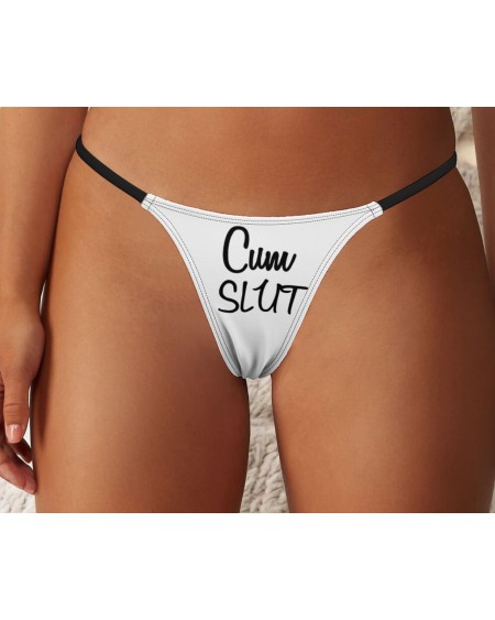 Cum SLUT Thong - Seductive Lingerie For Hotwives,