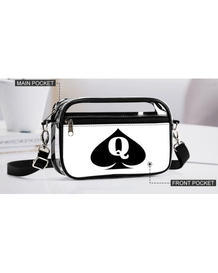 QUEEN OF SPADES Transparent Bag set Two piece, cuckolding,