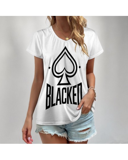 Blacked Queen Of Spades T - Shirt - Empowering Women's