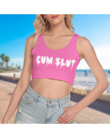 Hotwife Crop Tank tshirt, Cuckold Womens t - shirt, , slut
